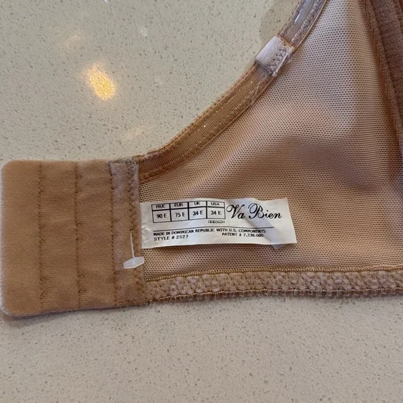 NWT Va Bien Lace Strapless Bra in Nude Size 34 E - Picture 9 of 11